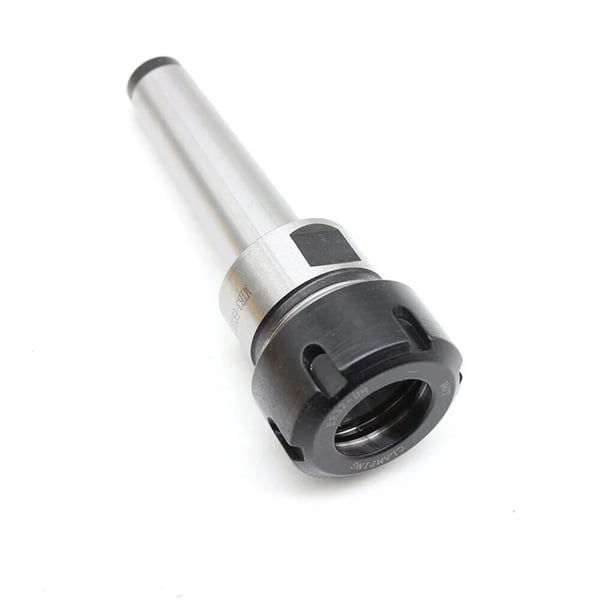 Collet Chuck, Højhastighedsstål, Længde 40mm, Diameter 33mm, MT3 Skaft Type, M12 Trækstang Gæng