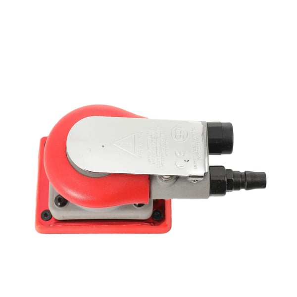 Pneumatisk Sliber med Holdbar Metal- og Plastkonstruktion, 75 x 100 mm Dimensioner, Kompatibel med Firkantet Slibepapir, 0,6 - 0,8 MPa Driftstryk, 10.000 RPM Maksimal Hastighed