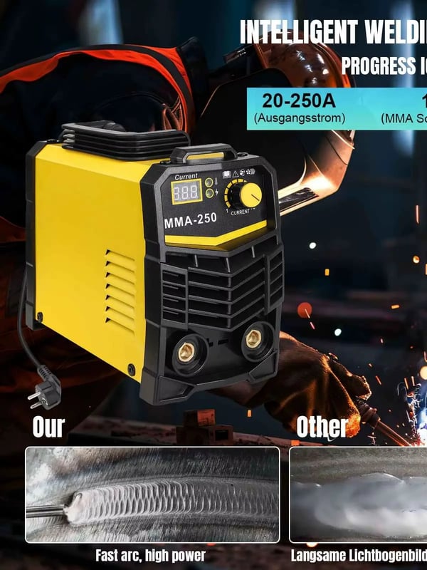 Bågsvetsmaskin, IGBT-teknik, Bärbar design,3500W