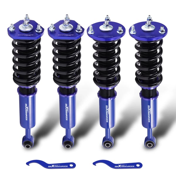 Coilover affjedringskit, justerbar højde, glat kørsel, holdbar konstruktion