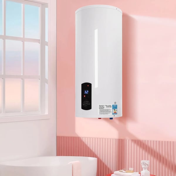 Elektrisk opbevaringsvandvarmer, høj kapacitet 60L, hurtig opvarmning, stilfuldt moderne design