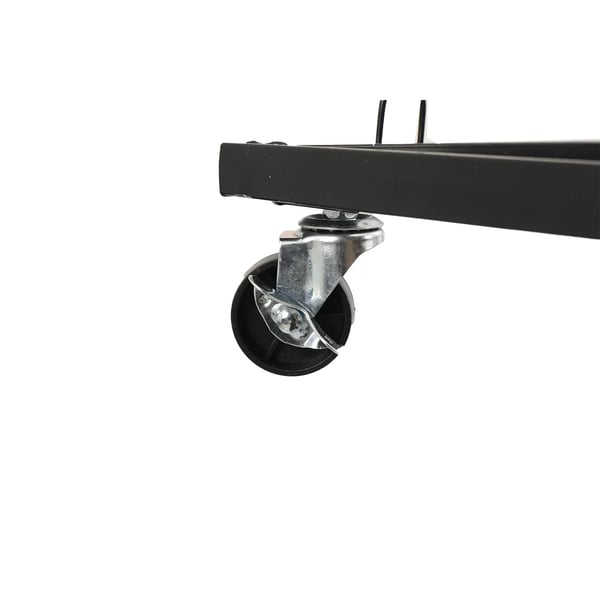 Förvaringskorgställ, 5 lager, 900 x 430 x 1360 mm, Belastning 25 kg per lager, Mobil med hjul, Stapelbar design