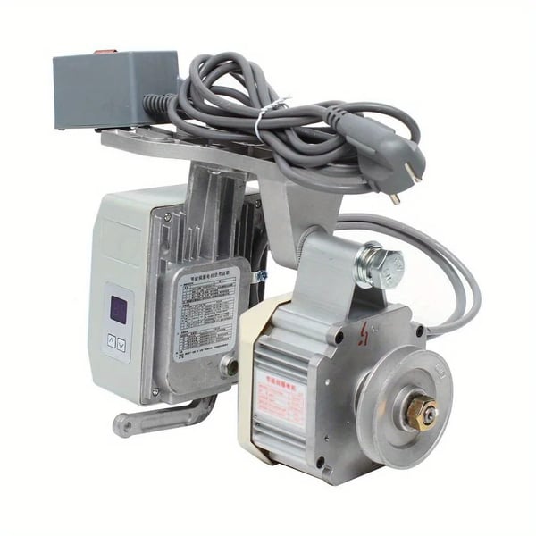 Industriell symaskinsmotor, 550 W effekt, 220 V spänning, 500 - 3000 RPM hastighetsområde, aluminiumlegering, energieffektiv