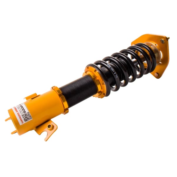 Coilover affjedring, Justerbar højde 1"-3", 24 niveauer for dæmpningsjustering, Aluminium + Jern, Vare længde 70 cm, Vare vægt 30 kg