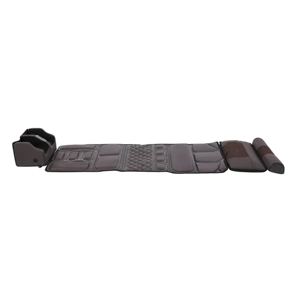 Massagepude, 9 massageindstillinger, 36 massagehoveder,Rødbrun, 220 V, EU Stik