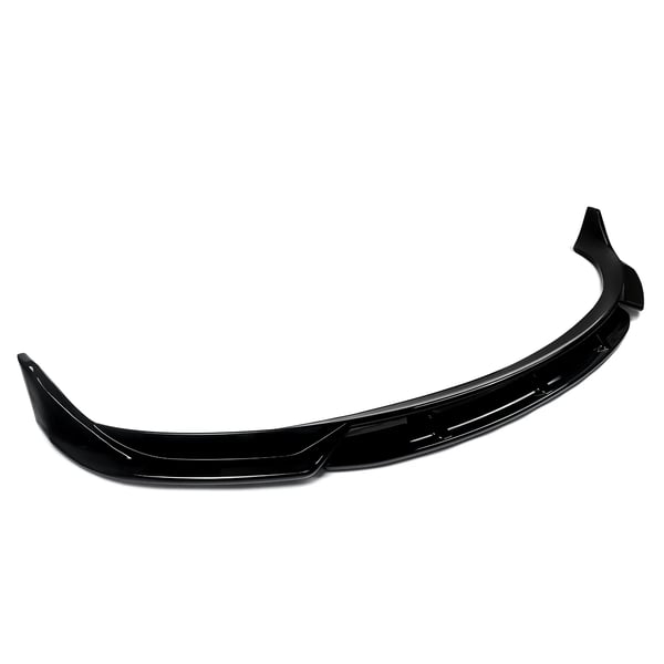 Front Bumper Splitter, Kompatibilitet med Tesla Model 3, Forbedret Aerodynamik,Glansende Sort