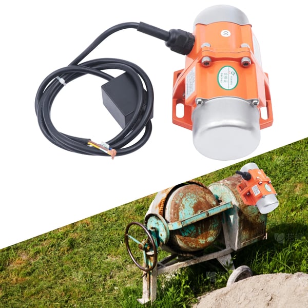 Vibrationsmotor, 90W effekt, 220V spænding, 3000 omdr./min hastighed, 0,34A strøm, IP65 vandtæt niveau