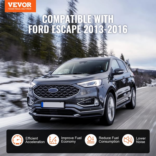 Turbocharger, Varmebestandig legering, Kompatibel med Ford Escape 2013-2016, Forbedret motoreffektivitet, Nem installation, Forbedret ydeevne