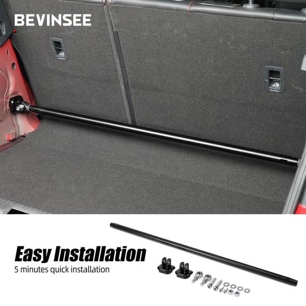 Bagstøtte Chassis Stiver, Letvægts Aluminium, Forbedret Håndtering,1 sæt