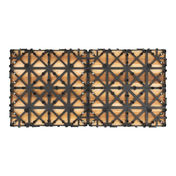 Terrassplattor, Sammanlänkande Design, Väderbeständiga, Brun