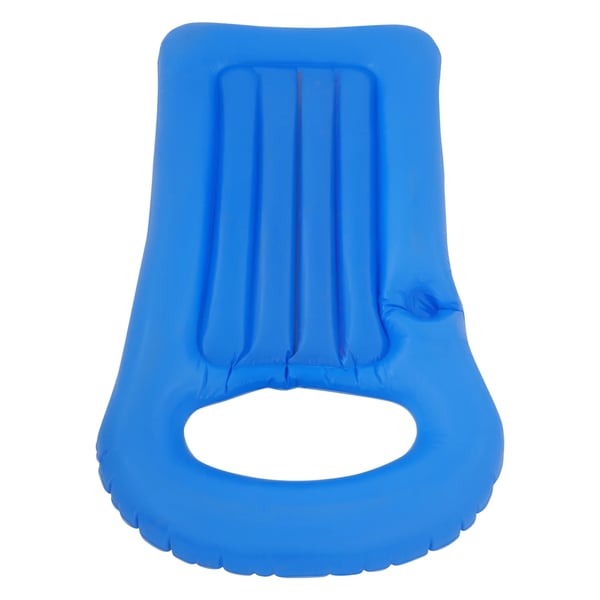 Oppustelig Pool Lounger, Dobbelt Luftkamre, 100 kg Belastningsevne, Komfortable Armlæn,Som vist