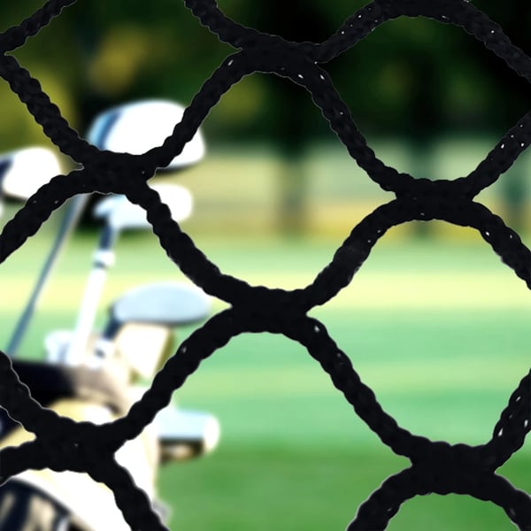 Golftræningsnet, Holdbart Polyethylen, Multi-Sport Brug,sort