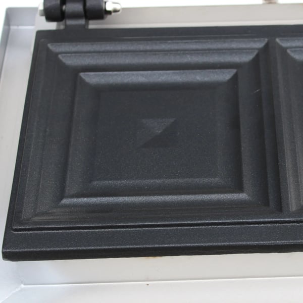 Elektrisk Sandwichmaker, Justerbar Temperatur, Non-stick Kogesurface,sort