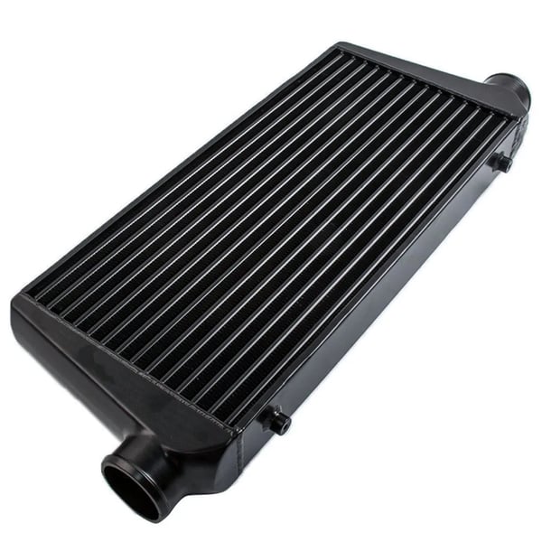 Aluminium Front Mount Intercooler, 600x300x76 mm Kerne, 3" Indløbs-/Udløbsstørrelse, Holdbar 6061 Konstruktion