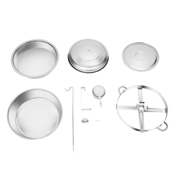 Chafing Dish, 7,5L kapacitet, hållbart rostfritt stål,Silver