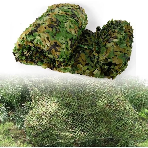 Kamouflagenät, Lätt, Hållbar Design, grön