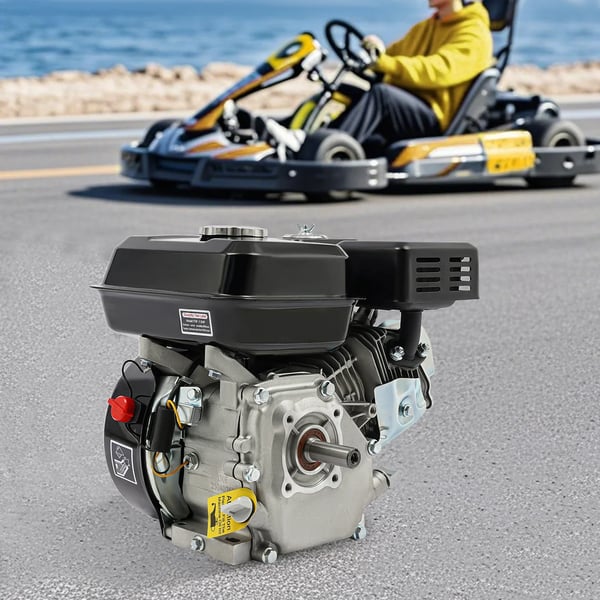 Motor, 7,5 HK, Luftkylsystem,svart