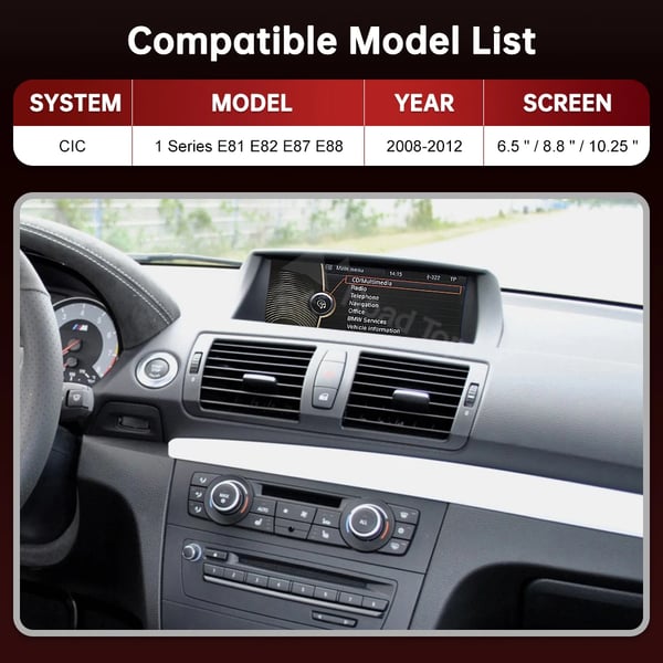 Trådlös CarPlay-adapter, röststyrning, Android Auto-kompatibilitet,CIC-systemet