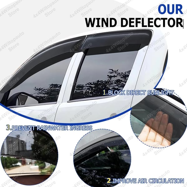 Bonnet Guard, Tuulisuojus, Helppo Asennus,TOYOTA HILUX VIGO