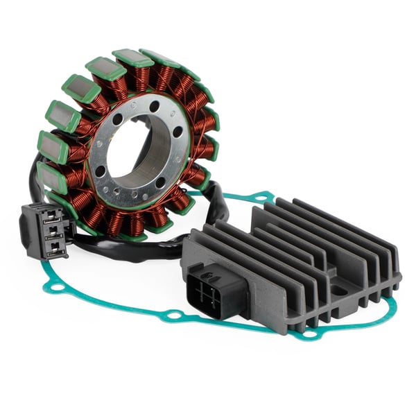 Magneto Stator, Højkvalitets ledende materiale, Forbedret varmeafleder, Direkte erstatning for ZR modeller, Kompatibel med Z750 og Z1000
