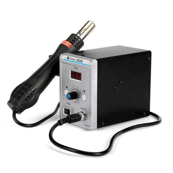 Kuuma Ilmapistooli, 700W Tehonkulutus, 220V Jännite, 100°C–450°C Lämpötila-alue, 120L/min Ilmavirta, Ergonominen Anturikahva