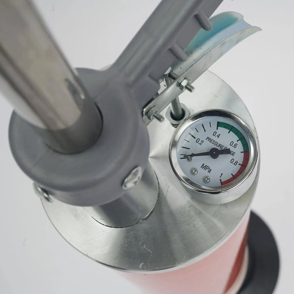 Pneumatisk Toiletstempel, Manuel Betjening, Effektiv Afløbsafblokering,Rød