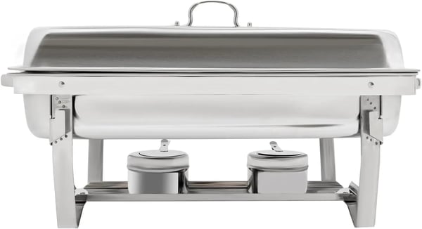 Buffetserveringsset, rostfritt stål, idealiskt för evenemang,Silver
