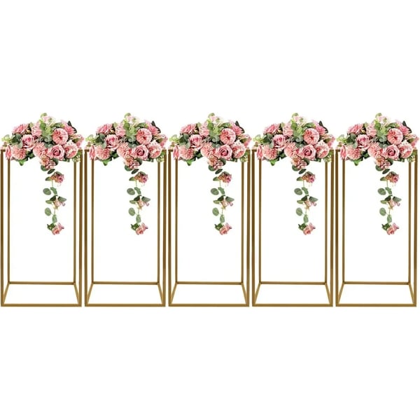 Blomsterstand, Metal Konstruktion, Moderne Design,Guld