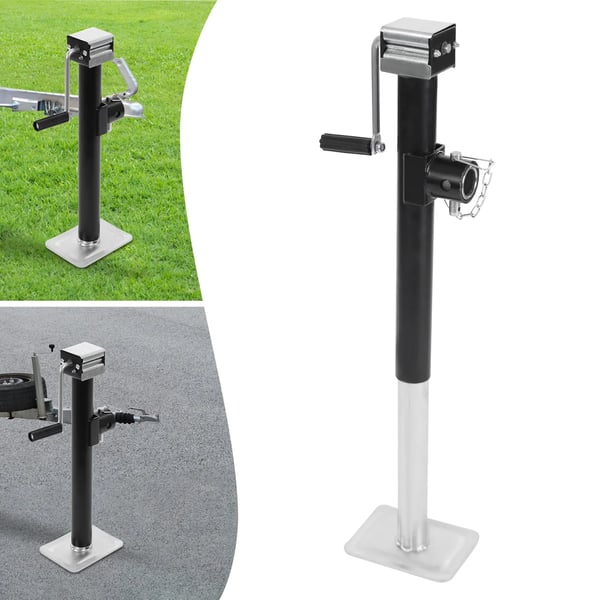 Trailer Jack, Belastningsevne 2,27T, Løftehøjde 38 cm, Min Højde 57 cm, Max Højde 94 cm, Brutto Vægt 8 kg
