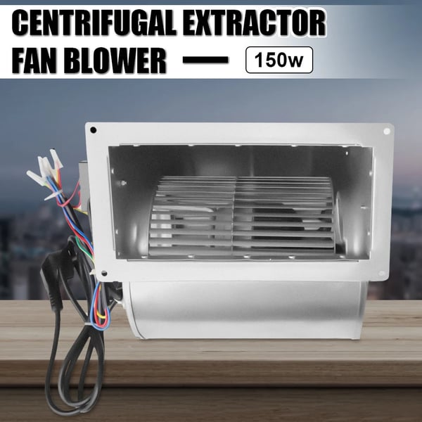 Keskipakoisventtiili, 150W Tehonkulutus, 1300RPM Nopeus,Hopea, EU