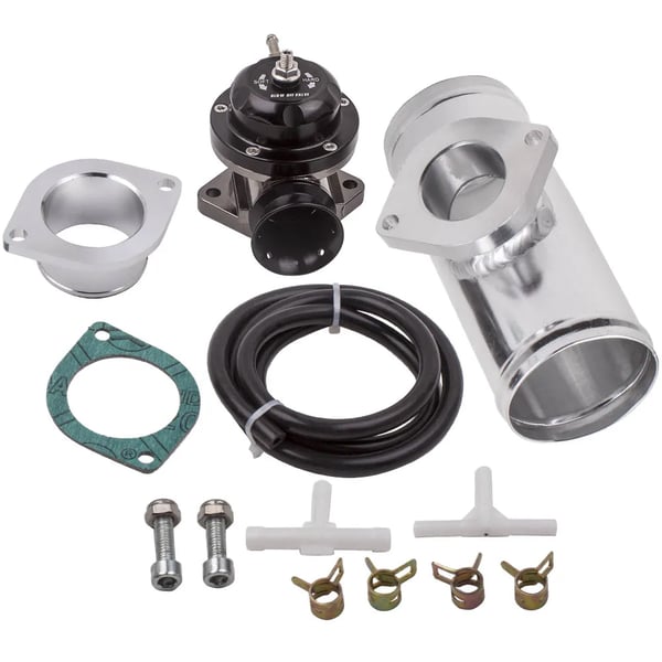 Blow Off Ventil, 30 PSI Boost Kapacitet, Holdbar Aluminium Konstruktion, Nem Samling