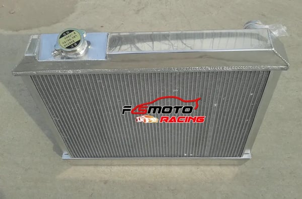 Aluminium Radiator, Kerne Dimensioner 17-3/8" x 25", Kompatibilitet Chevy Truck C10/C20/C30 1963-1966