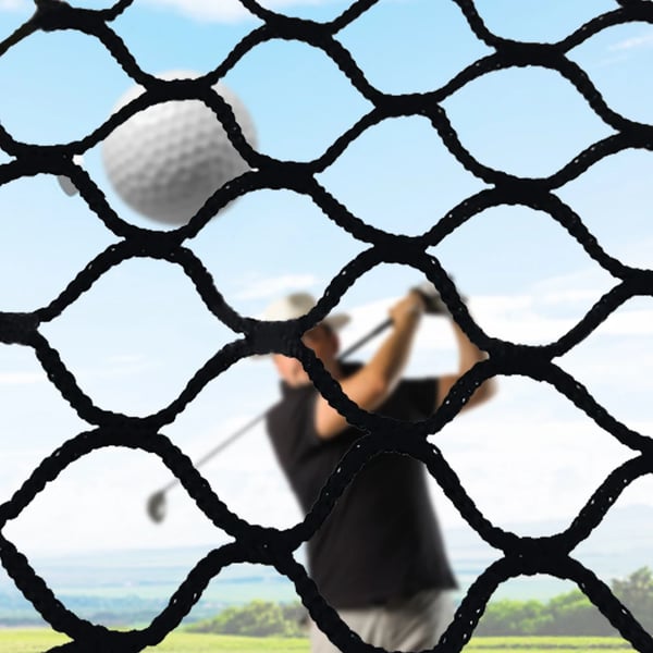 Golftræningsnet, Rhombisk Mesh Stof, 3m x 3m Dimensioner, Egnet til Indendørs og Udendørs Brug, Forbedrer Nøjagtighed, Forstærker Muskelhukommelse