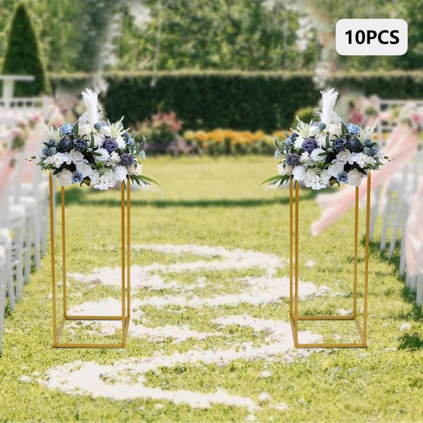 Blomsterställning, Elegant Design, Lätt Montering,Guld