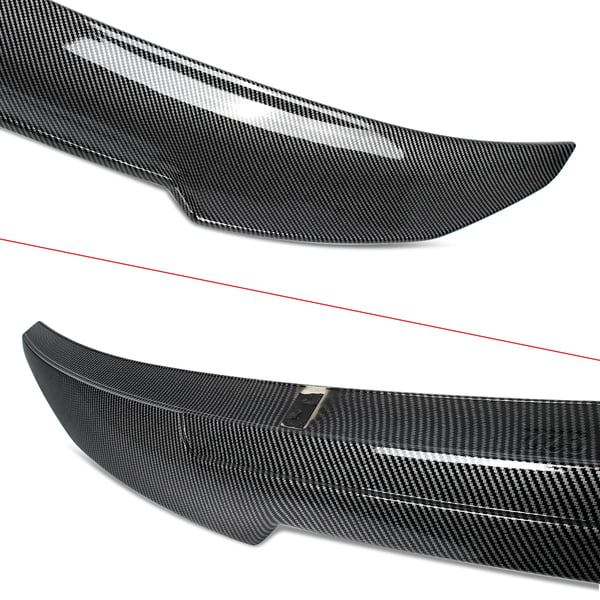Bagspoiler, Duckbill PSM stil, passer til BMW 4 Series G22 Coupe 2021-2024,Kulfiberlook