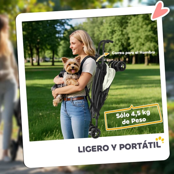 Hundetransportkasse, Robust Ramme, Pladsbesparende Design,Beige, 76X44X103 cm