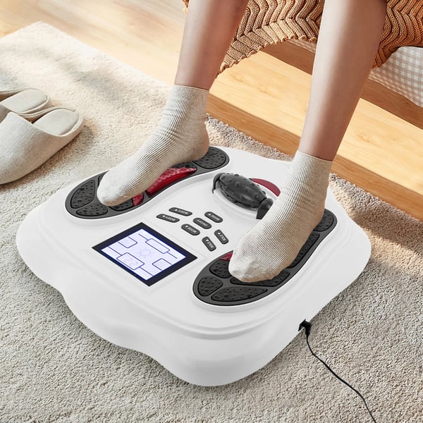 Fotmassageapparat, Elektrisk, Fjärrstyrd, VIT