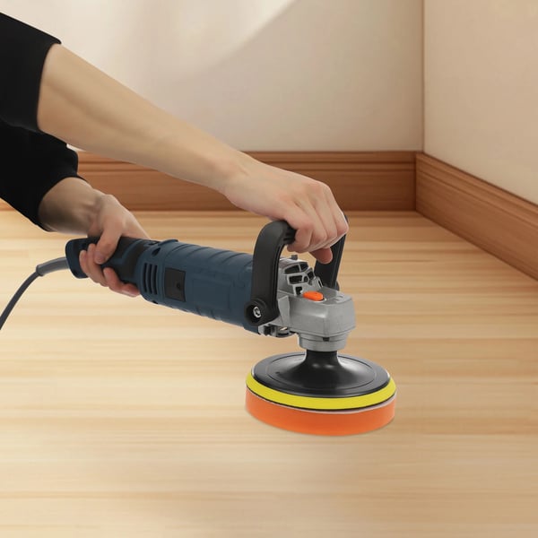 Poleringsmaskine, 1580W Effekt, Justerbar Hastighed 500-3300rpm, Alsidige Tilbehør Inkluderet, Holdbart Design, Brugervenlig Betjening