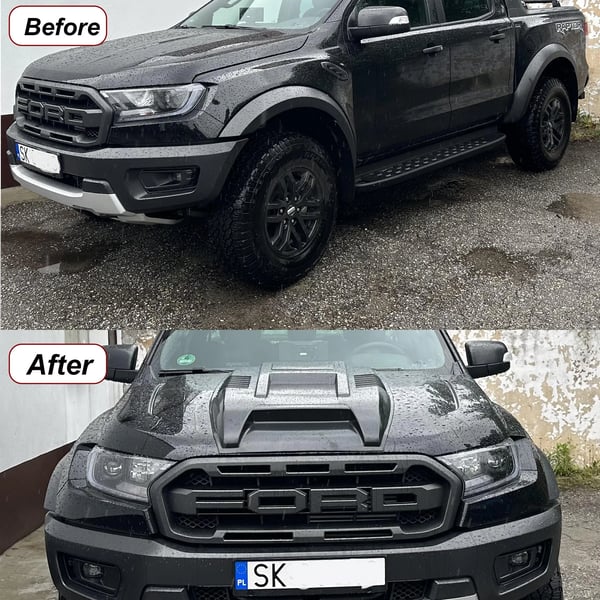Motorhjelm Scoop, Dekorativt Design, Nem Installation,motorhjelm scoop