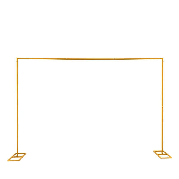 Bryllupsbue Stativ, Tungt Metal, Nem Montering,Guld, 3m 9.8ft