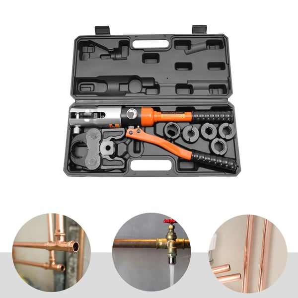 Krympetang, Hydraulisk Værktøjssæt, Ergonomisk Greb,Appelsin