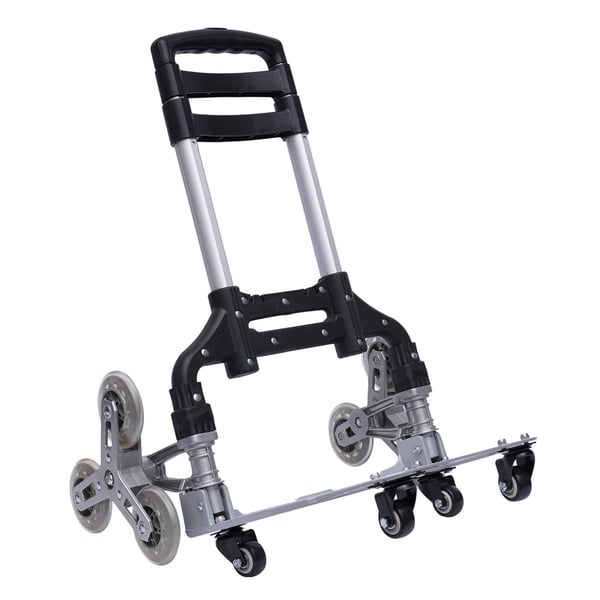 Trappeklatrer, Belastningsevne 75 kg, Højdejusterbar 67-106 cm, Dimensioner 32*22*50 cm, Dimensioner 28*39*6 cm, Vægt 5,1 kg