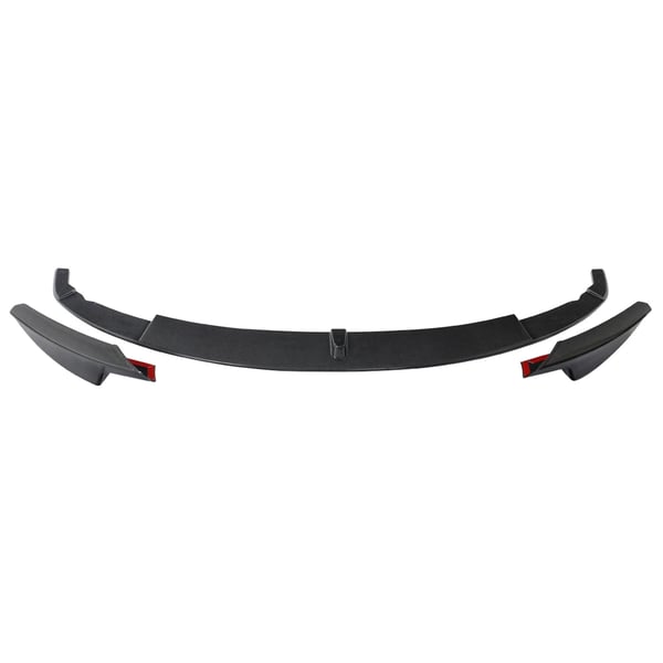 Front Spoiler Lip, Holdbart ABS Plastik, Nem Installation,Kulfiberlook