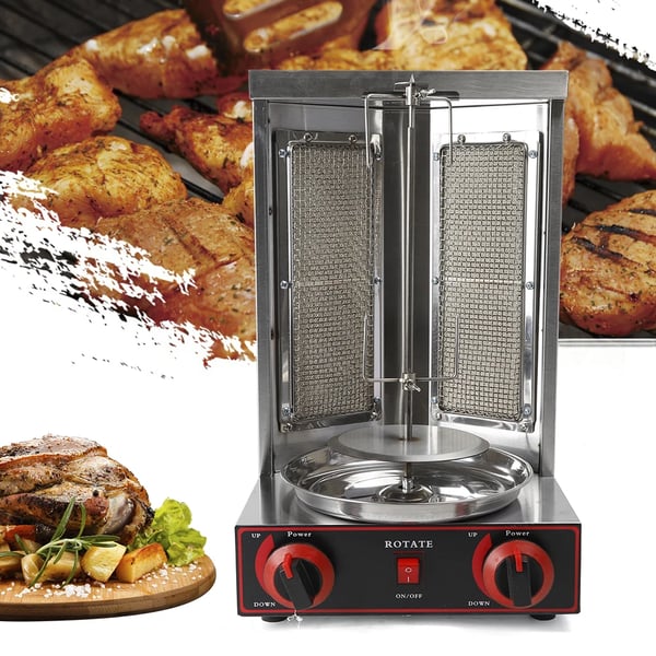 Shawarma-kone, pystysuunnittelu, 3000W teho,hiilenharmaa