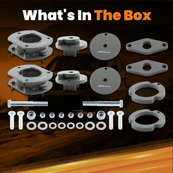Lift Kit, Front 2,5", Bag 0,5", Passer til Jeep Grand Cherokee 2WD, Passer til Jeep Grand Cherokee 4WD, Stål Konstruktion