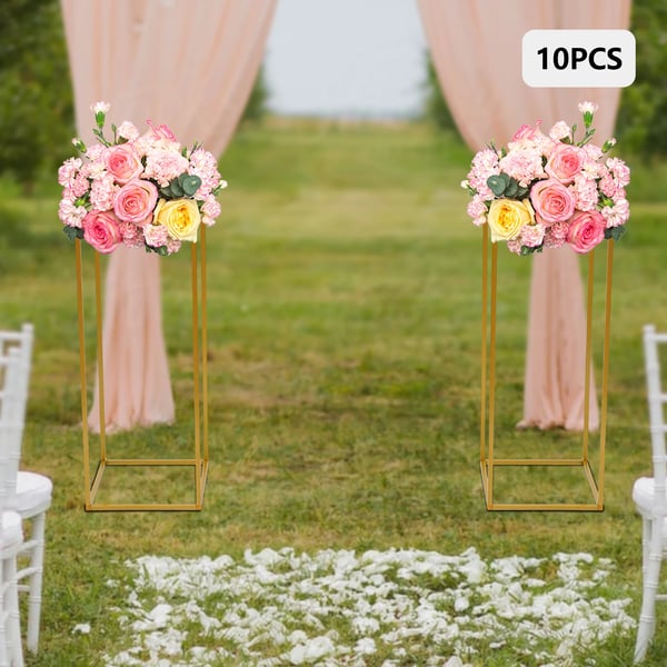 Blomsterställning, Elegant Design, Lätt Montering,Guld