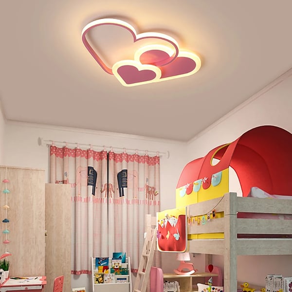 Loftlampe, Fjernbetjening, Energisparende LED, Øjenbeskyttelsesdesign