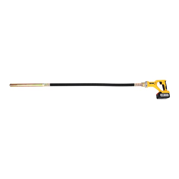 Betonvibrator, børsteløs motor, 21V batteridrevet,Appelsin/Sort, EU