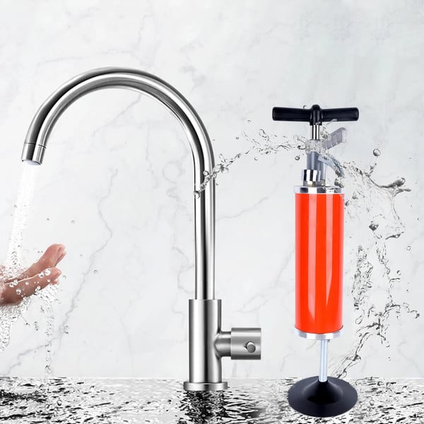 Toiletplunger, højtryksydelse, alsidig afløbsrensning,Toiletstempel