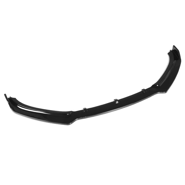 Front Bumper Lip Spoiler, Holdbart ABS Materiale, Kompatibel med Audi A4 B8.5,Glansfuld Sort